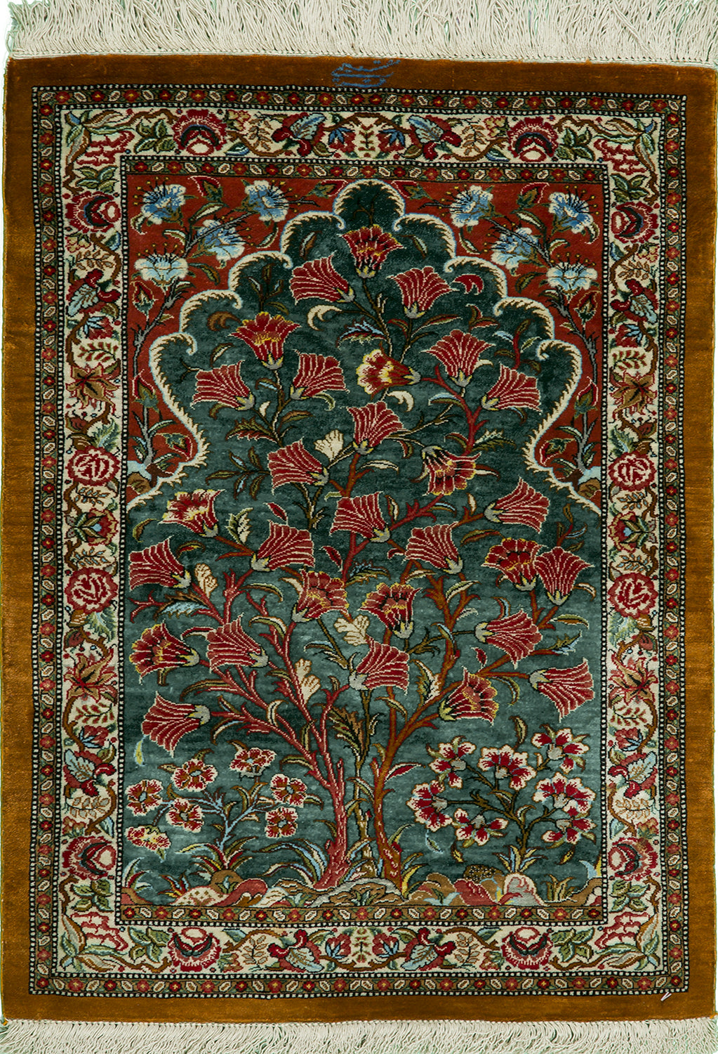 1'11"x2'6" Persian Traditional Silk (#101-h)