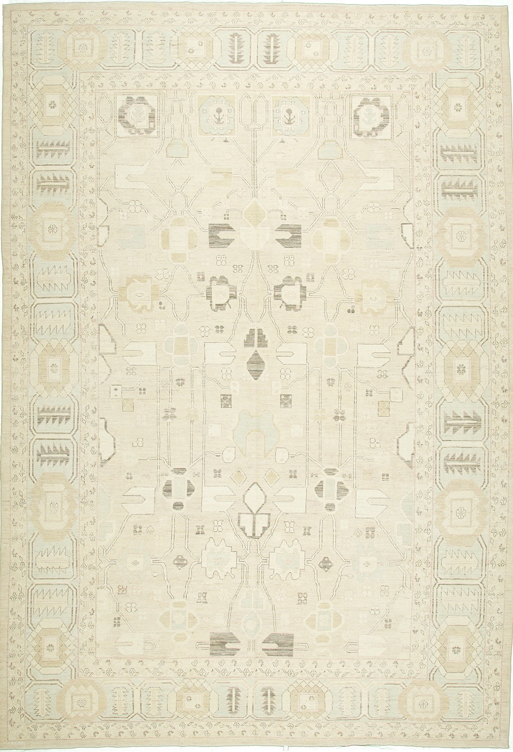 9’7″X14′ Afghan Traditional Wool (#11986)
