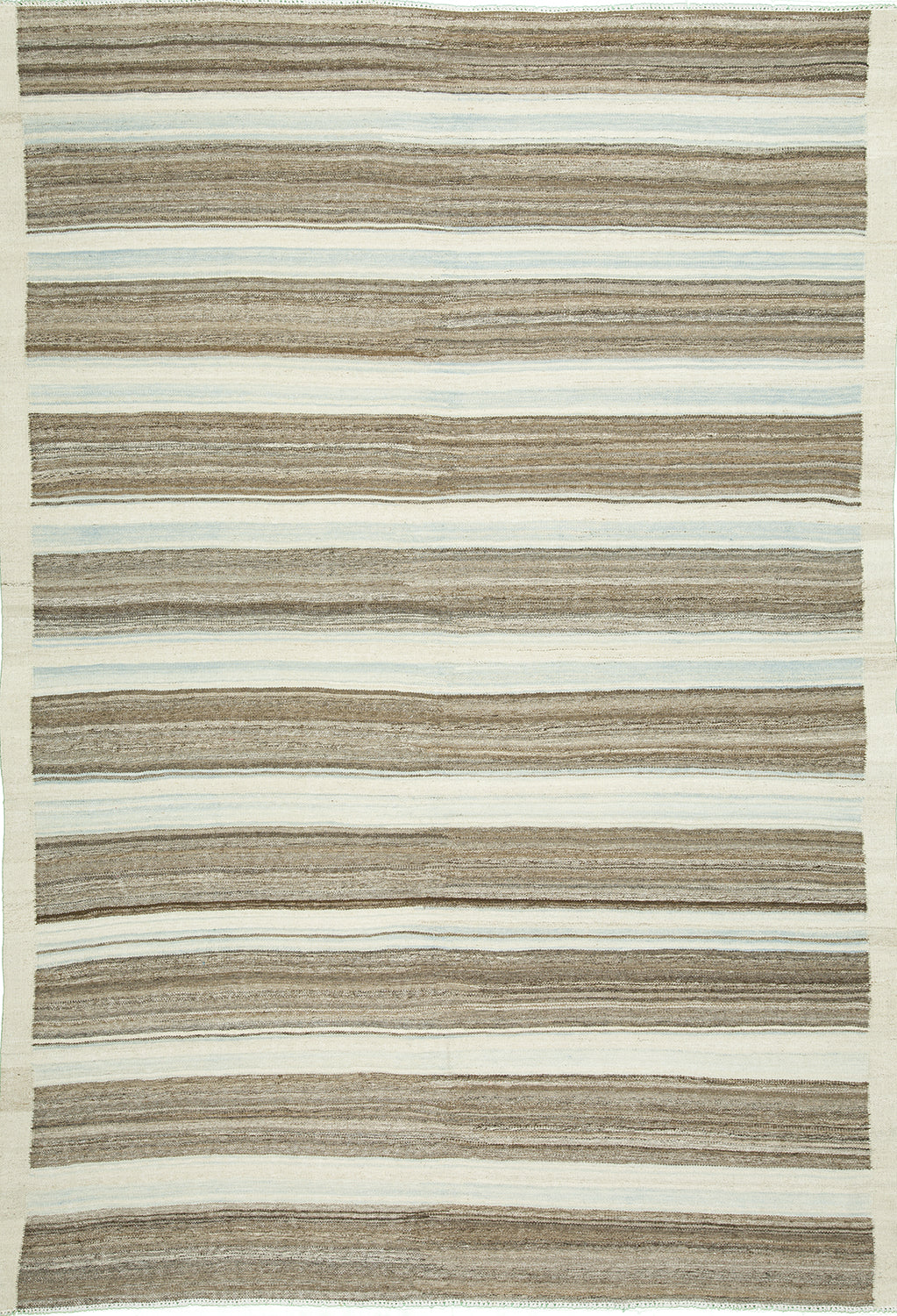 6'1"x8'10" Afghan Modern Wool (#15022)