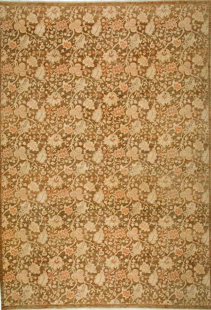 9'x12' Afghan Traditional Wool 1872-P