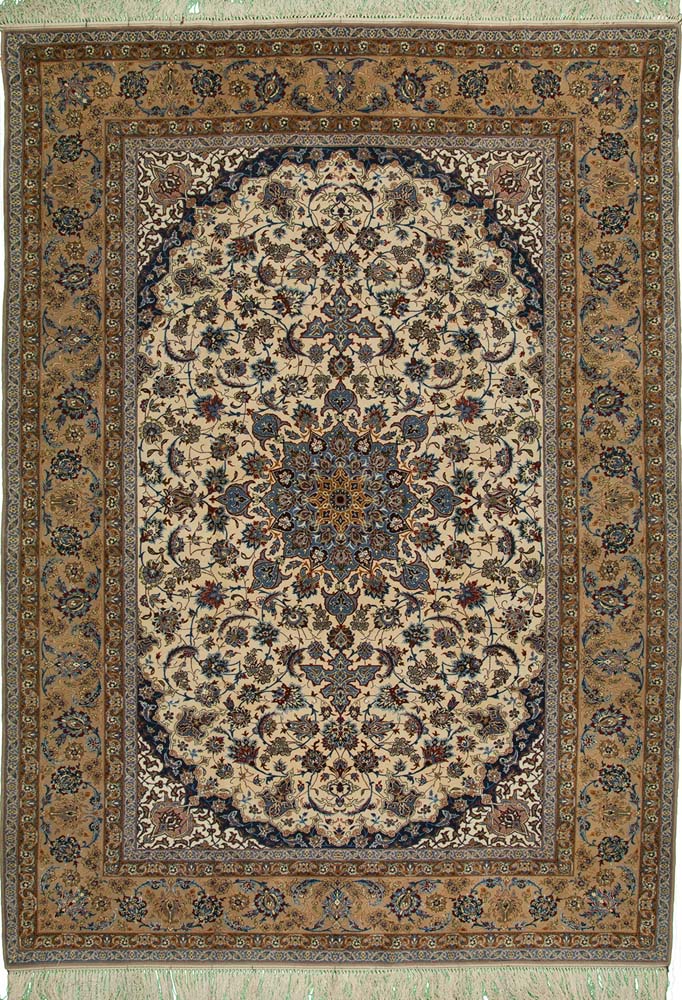 7'x10' Persian Traditional Wool & Silk (#252-h-r)