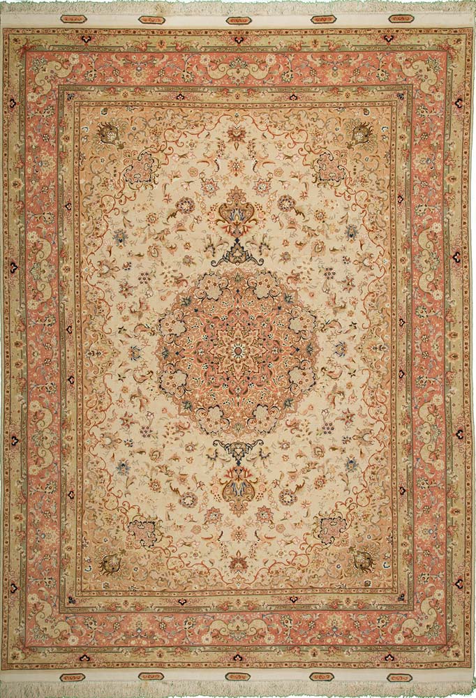 10'x13' Persian Tabriz Wool & Silk (#276-h-r)