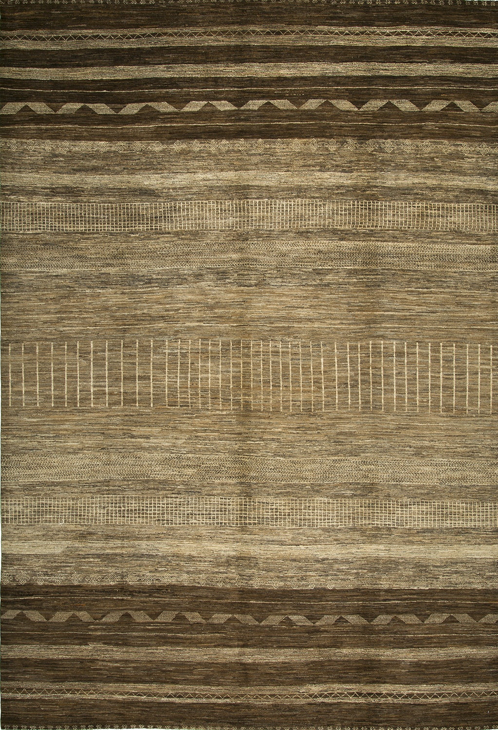 9'1"X12'2" Pakistan Modern Wool (#35020)