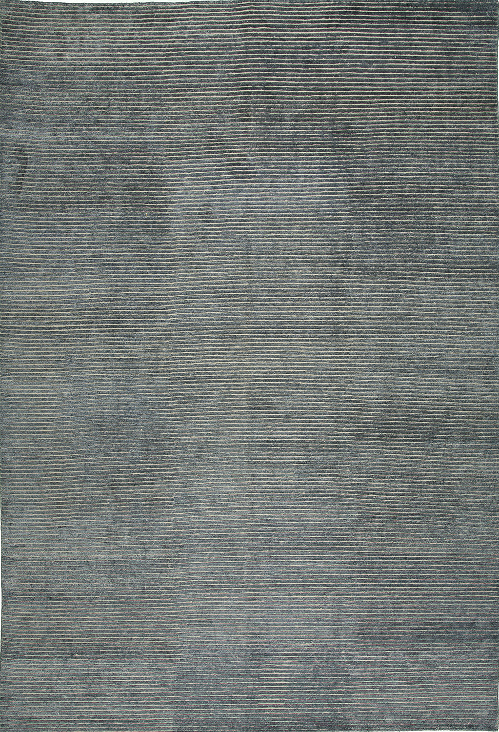 10'x14' Indian Modern Wool & Bamboo Silk (#37891)