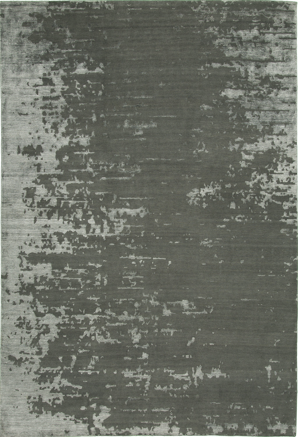 8'x10' Indian Modern Wool & Bamboo Silk (#40794)