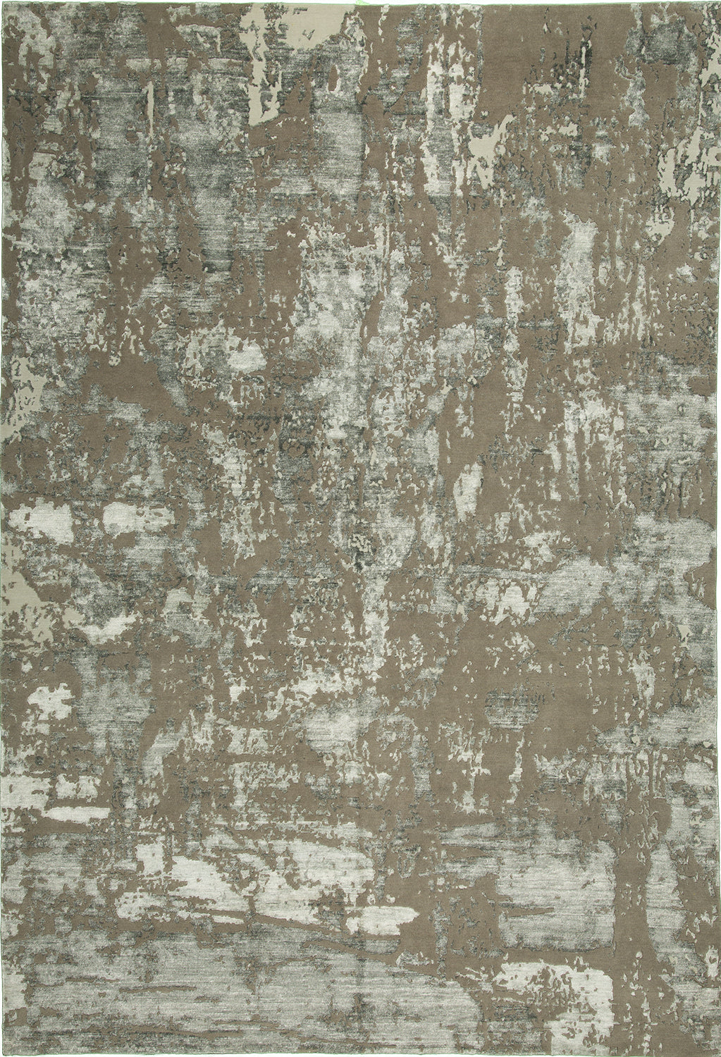 8'x10' Indian Modern Wool & Bamboo Silk (#41518)