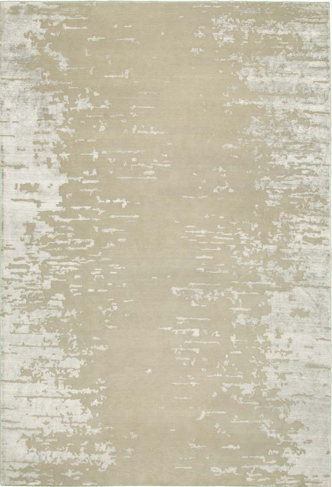 9'x12' Indian Modern Wool & Silk (#42483)