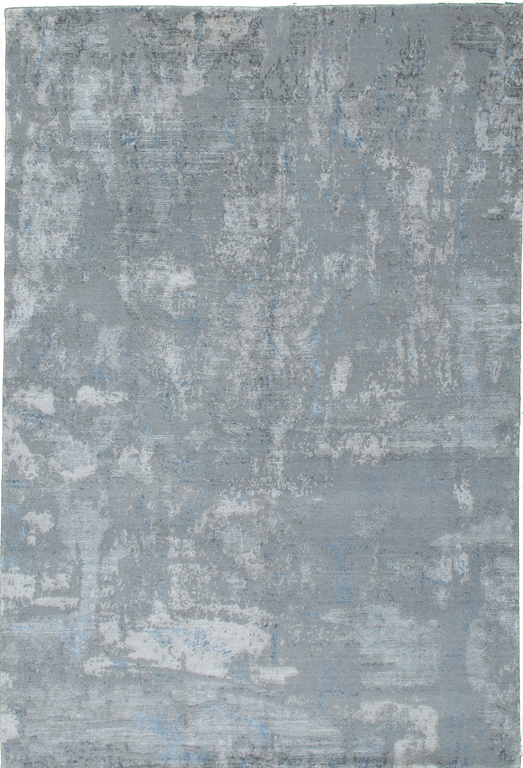 8x10 Indian Modern Wool & Silk (#45864)