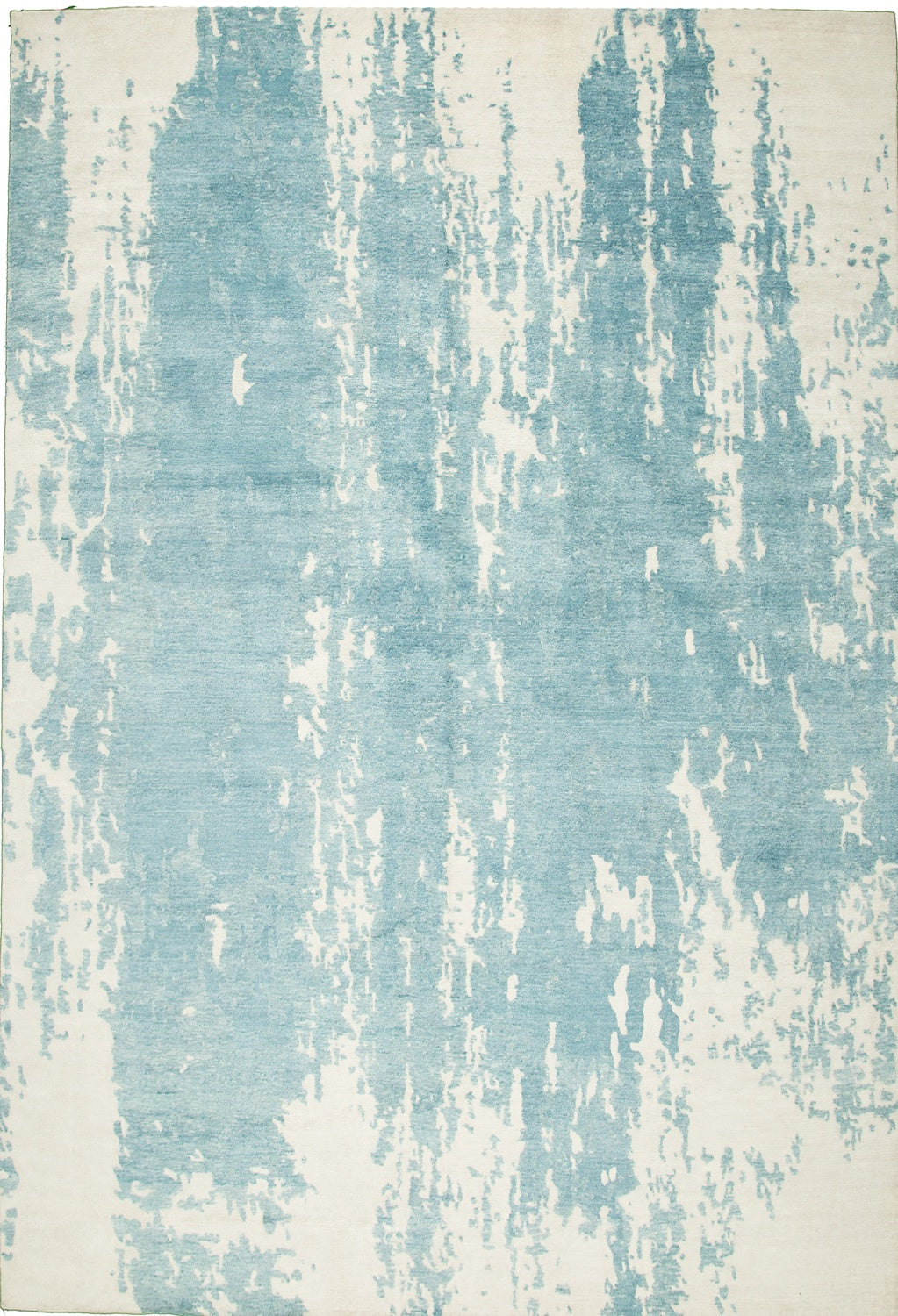 9x12 Indian Modern Wool & Silk (#46304)