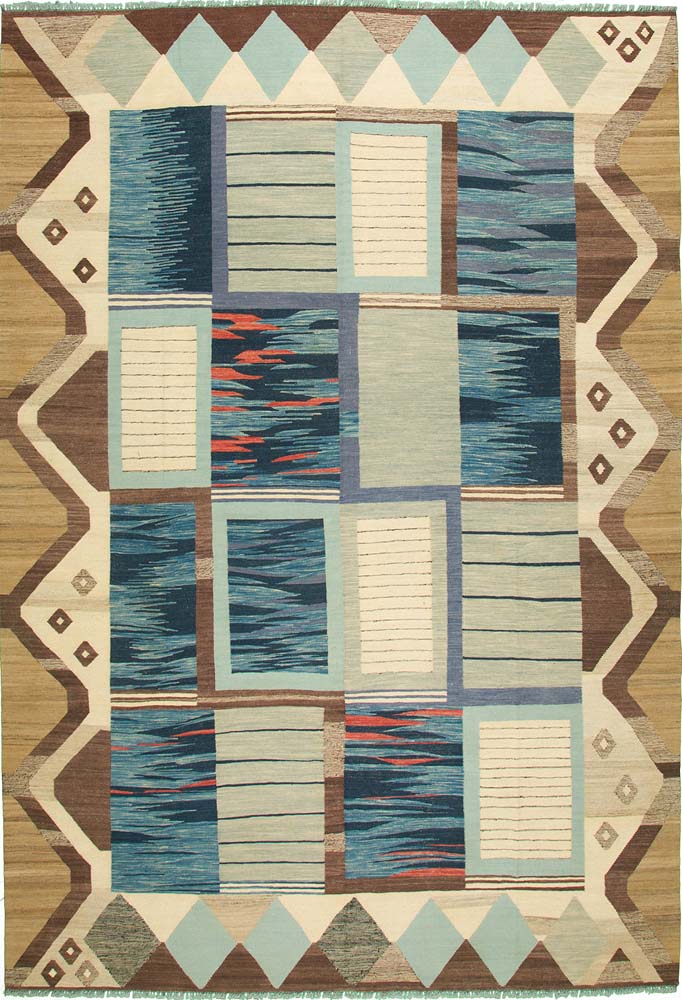 9'3"x11'3" Afghan Kilim Wool (#4879)