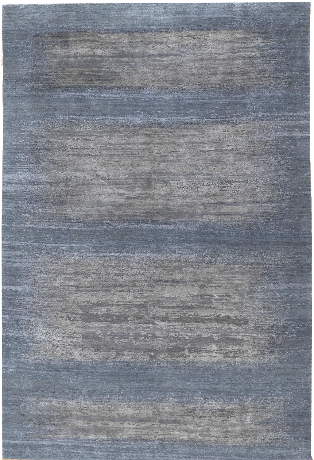 8 X 10.6 INDIAN MODERN WOOL&SILK (# 61800 )