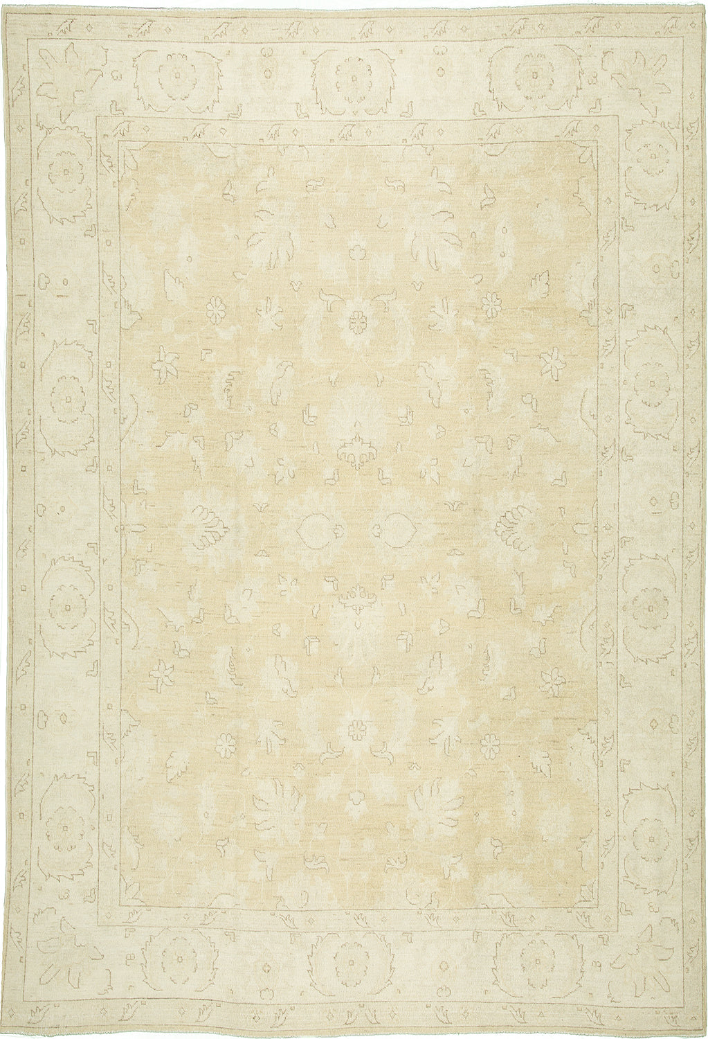 8'2"x9'7" Afghan Traditional Wool (#8180)