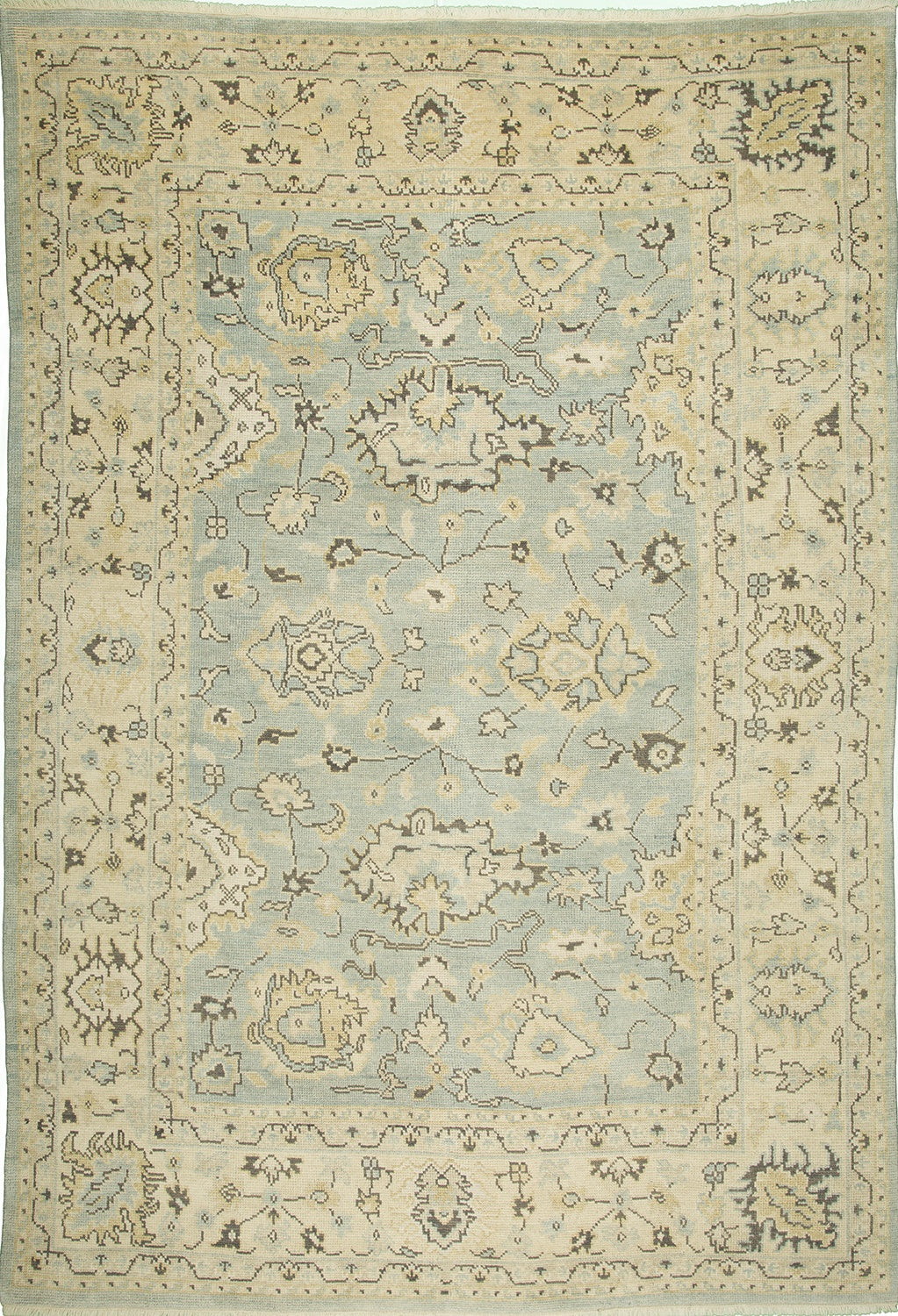 10'2"X14'1" Indian Transitional Wool (#8352)