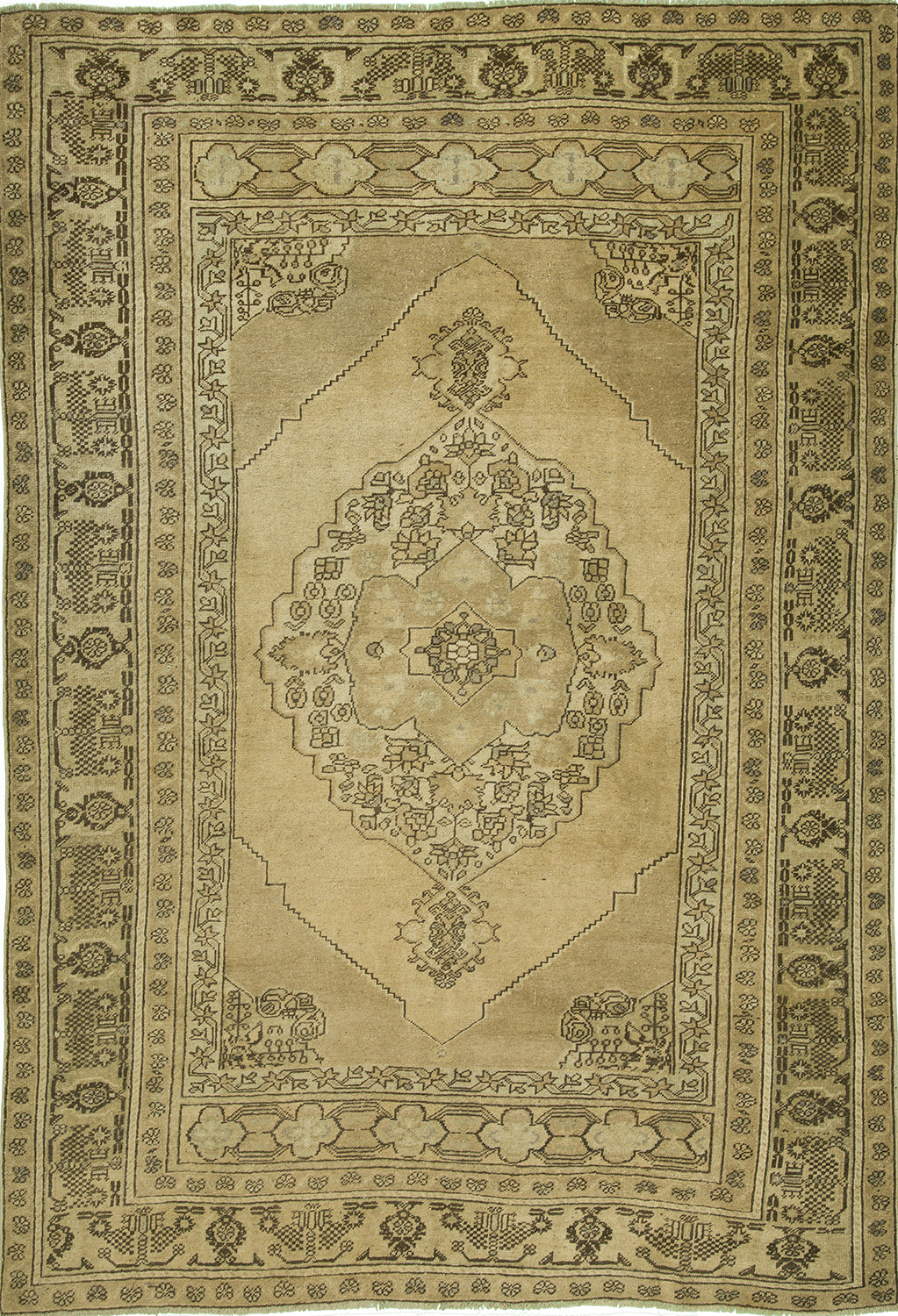 6'2"x8'10" Turkish Traditional Wool (#8445)