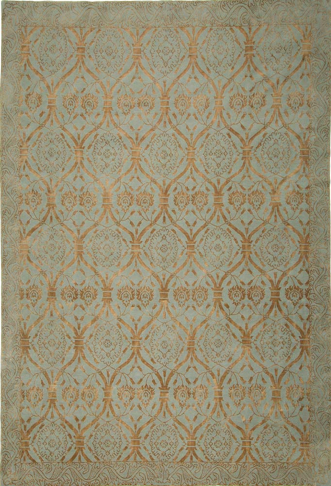 9'x12' Nepal Transitional Wool & Silk (#8465)