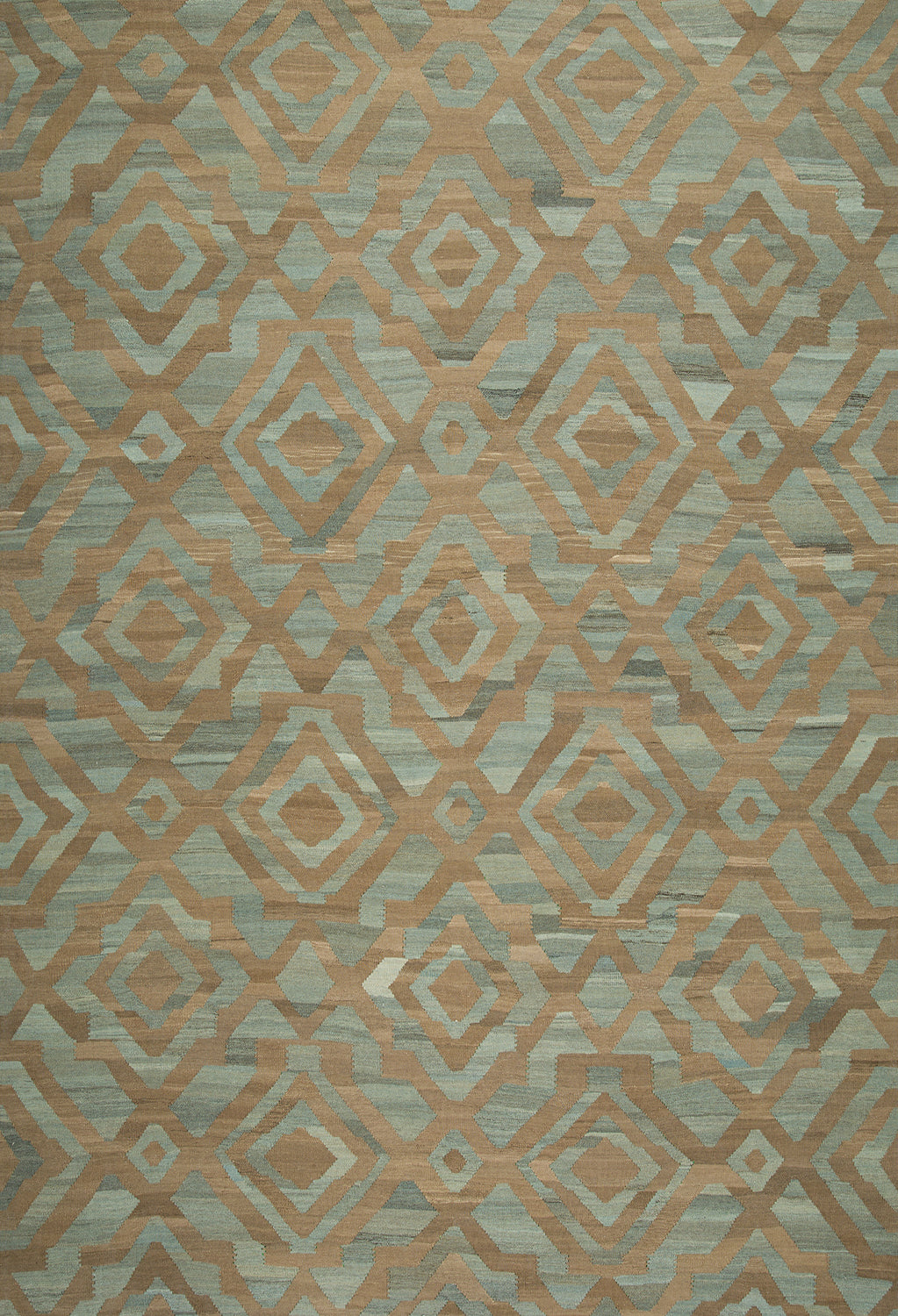 8'1"x10' Indian Modern Wool (#8748)