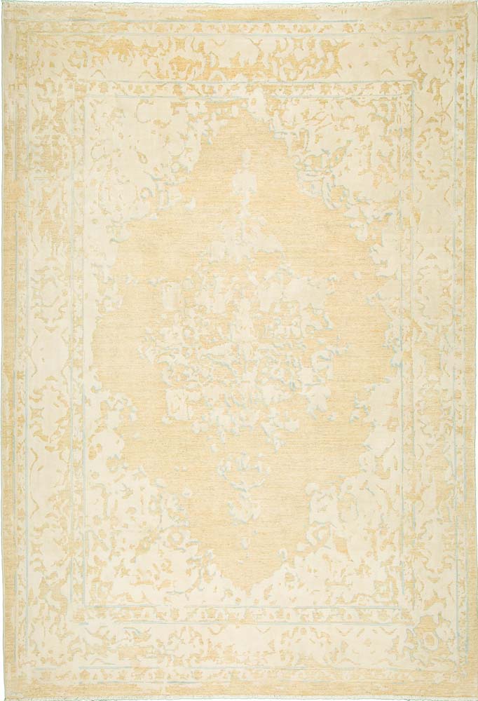 8'x10' Afghan Traditional Wool & Silk (#8771)
