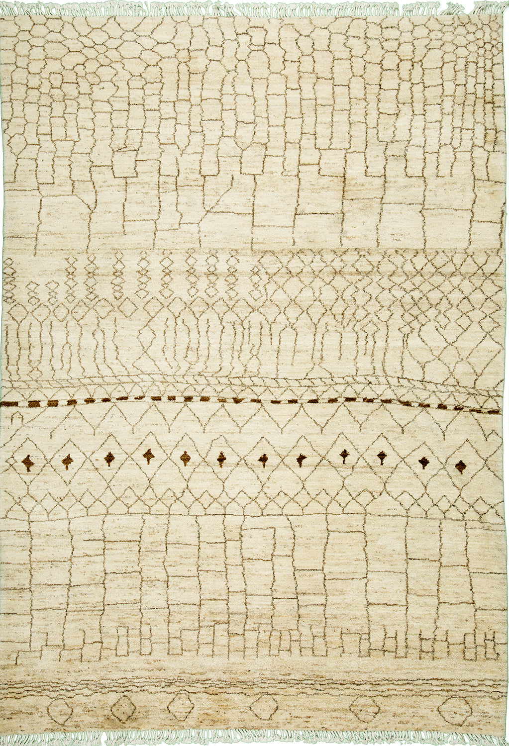 6'x9' Afghan Wool (#8776)