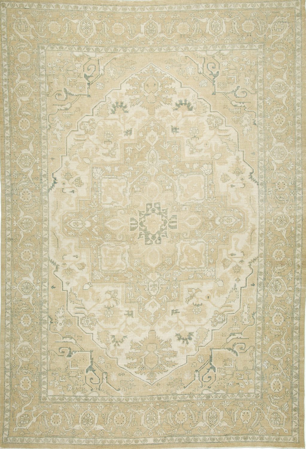 8'11"x12'5" Afghan Traditional Wool (#8789)