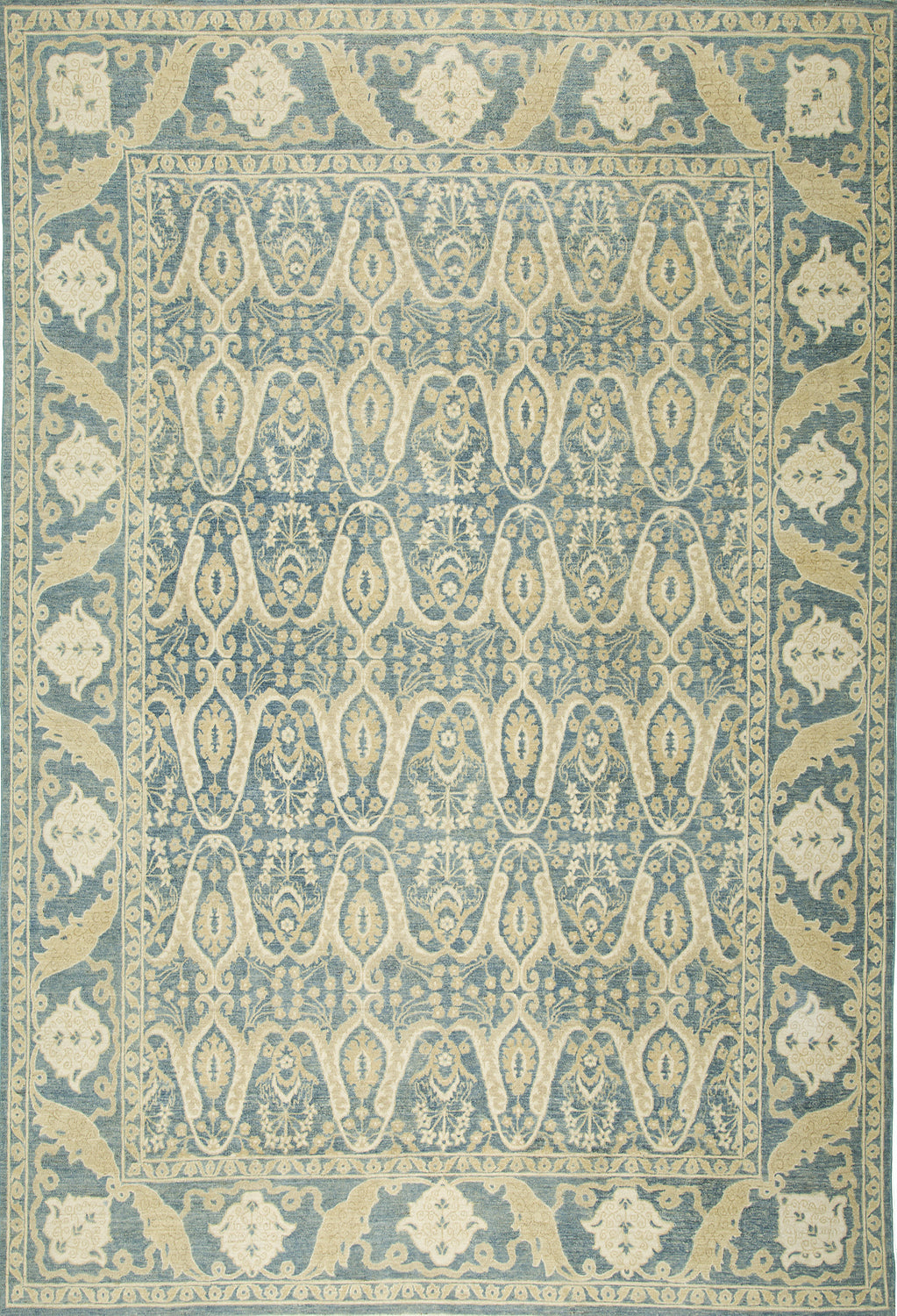 9'3"x11'6" Afghan Traditional Wool (#8791)