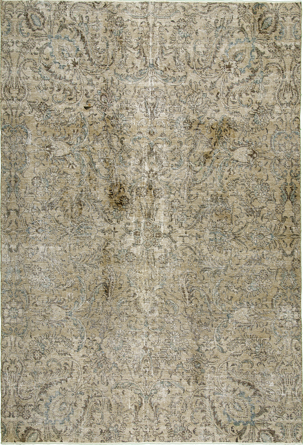 7'3"X9'4" Afghan Traditional Wool (#8852)