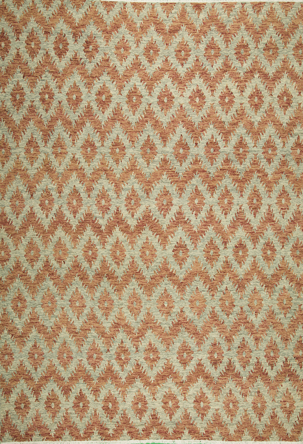 8'x10' Afghan Modern Wool (#8934)