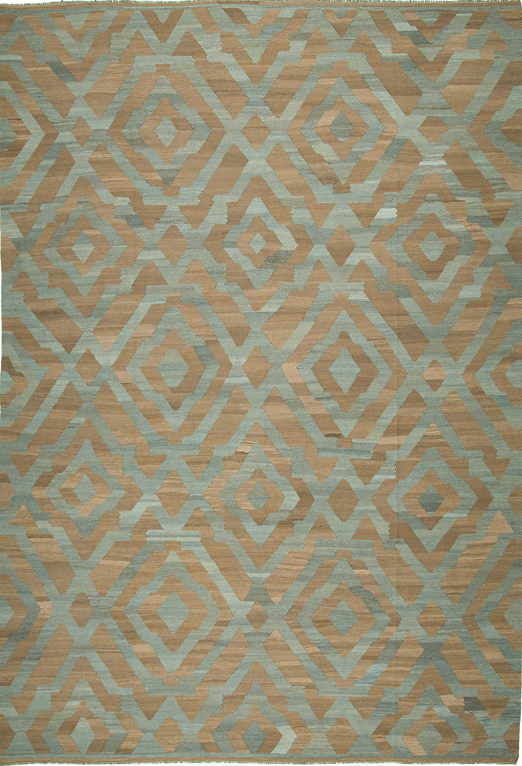 9'3"x12'6" Afghan Traditional Wool (#8933)