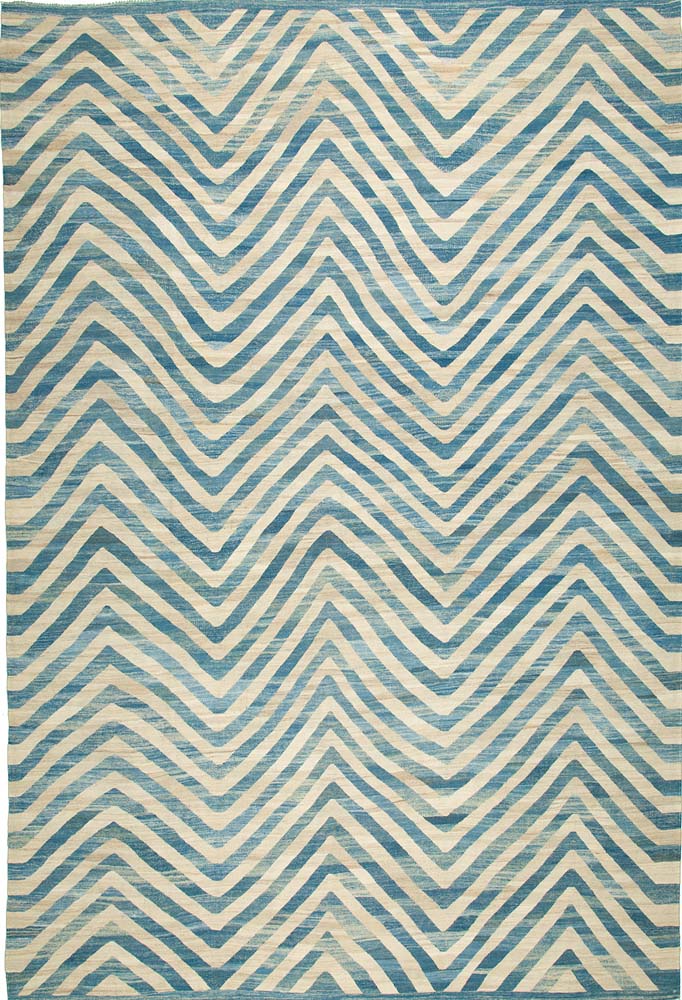 9'x12' Afghan Natural Wool (#8985)