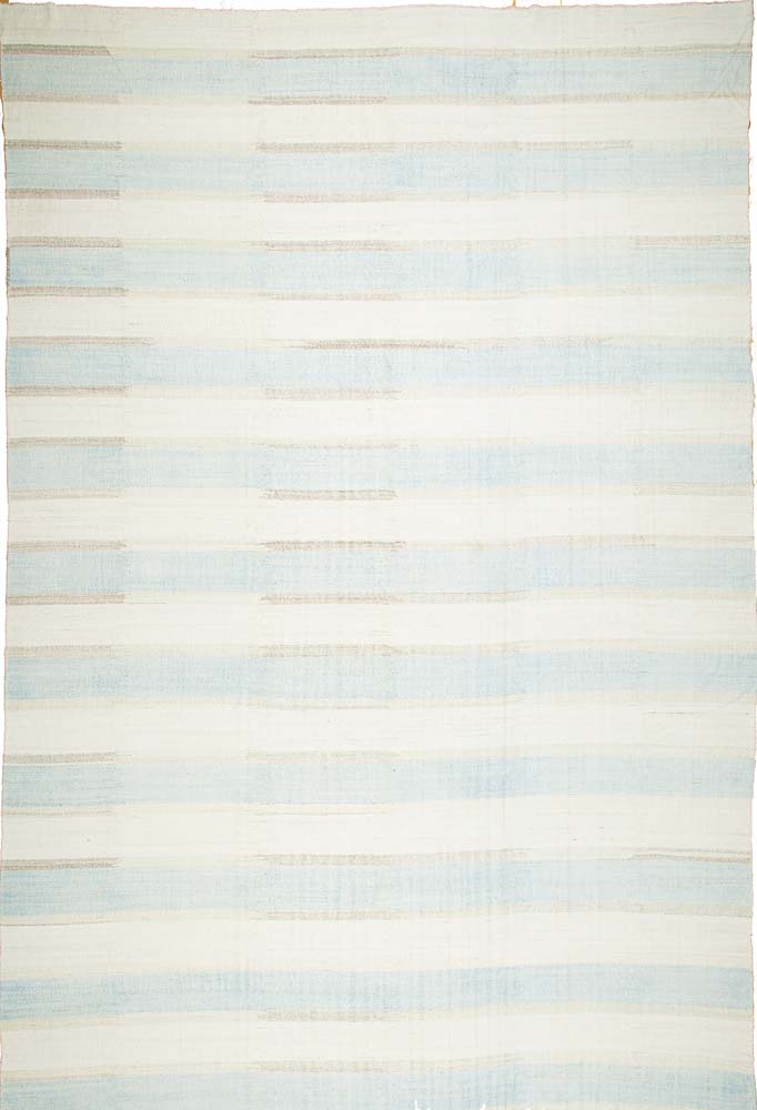 12'4"x16'1" Afghan Modern Wool (#9022)