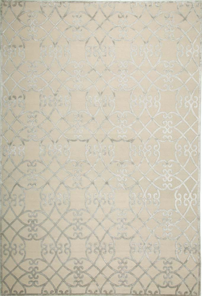 9'x12' Indian Modern Wool & Silk (#9094)