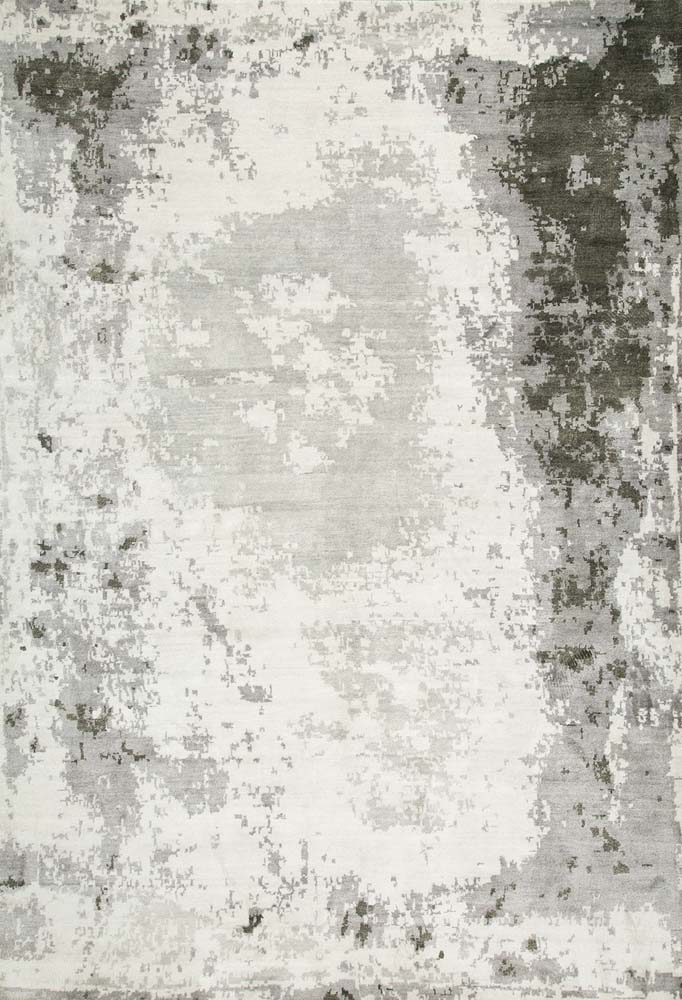 8'x10' Indian Modern Bamboo Silk (#9125)