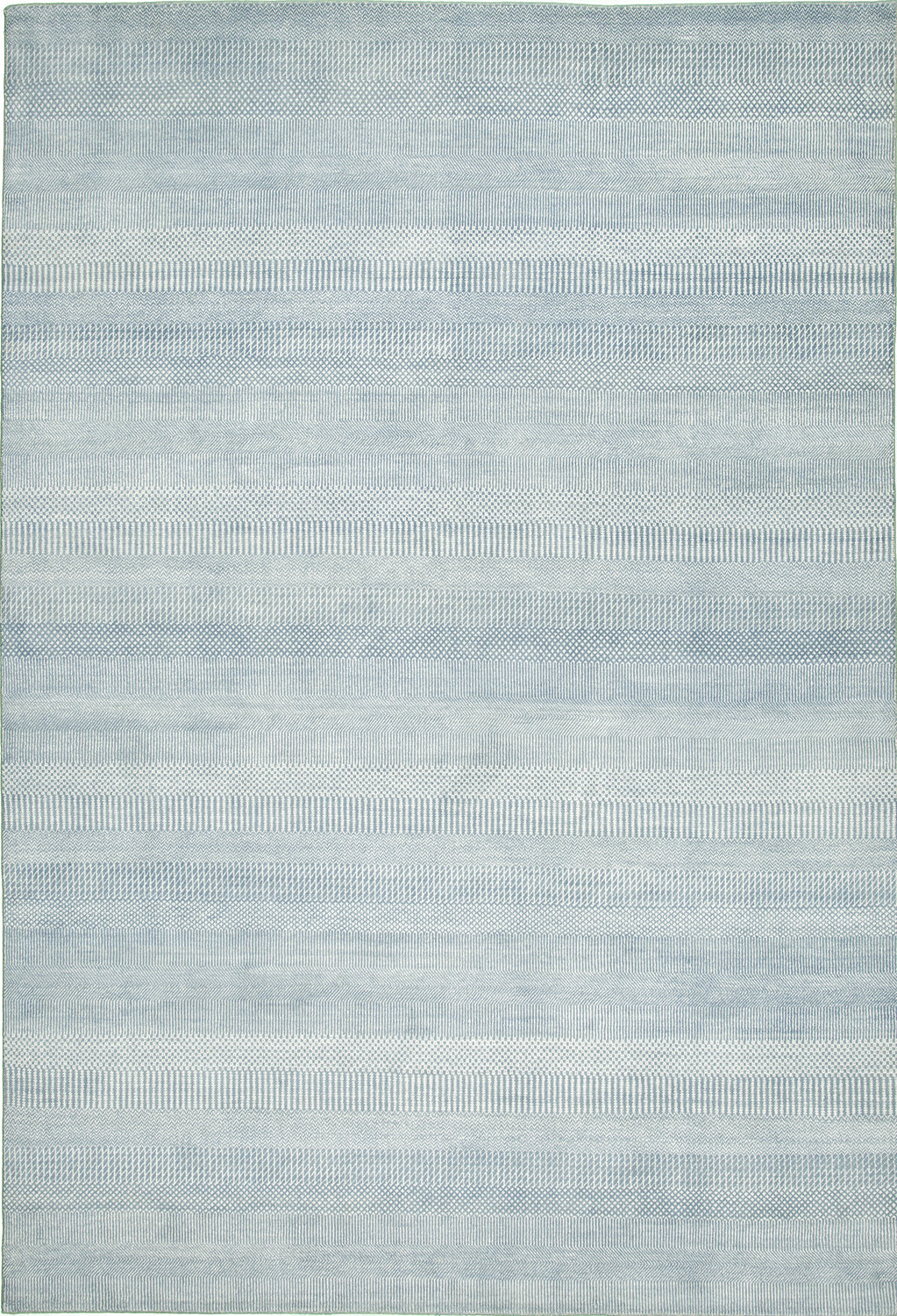 8'x10' Indian Modern Wool & Silk (#9127)