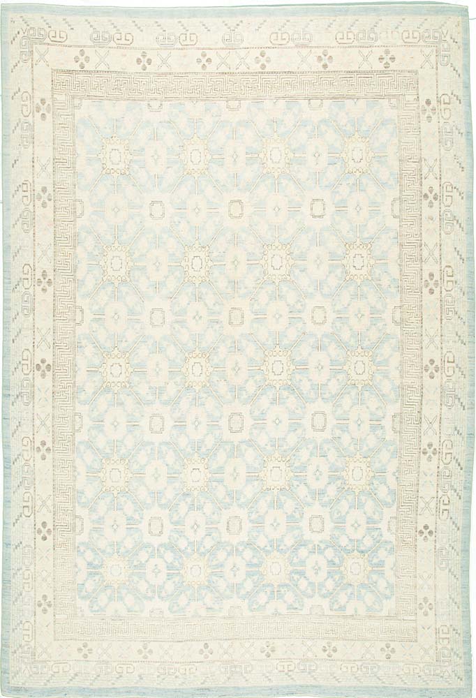 8'1"x9'7" Afghan Vintage Wool (#9154)
