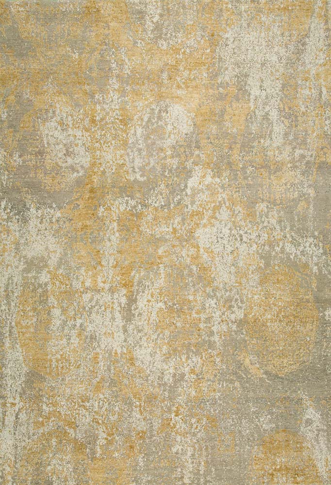 8'x10' Indian Modern Wool & Silk (#9172)