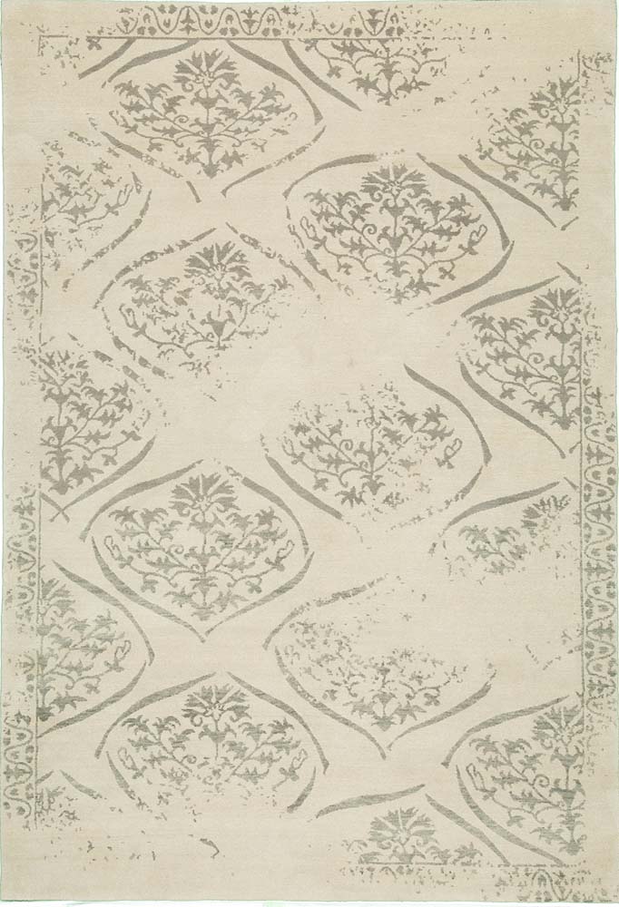 5'x7' Nepal Modern Wool & Silk (#9189)