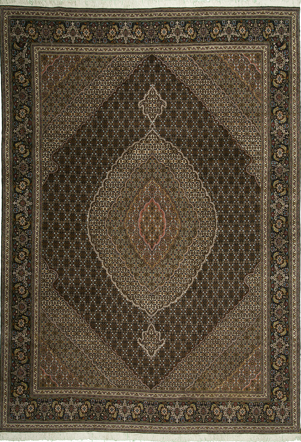 7'x10' Persian Traditional Wool & Silk (#9210)