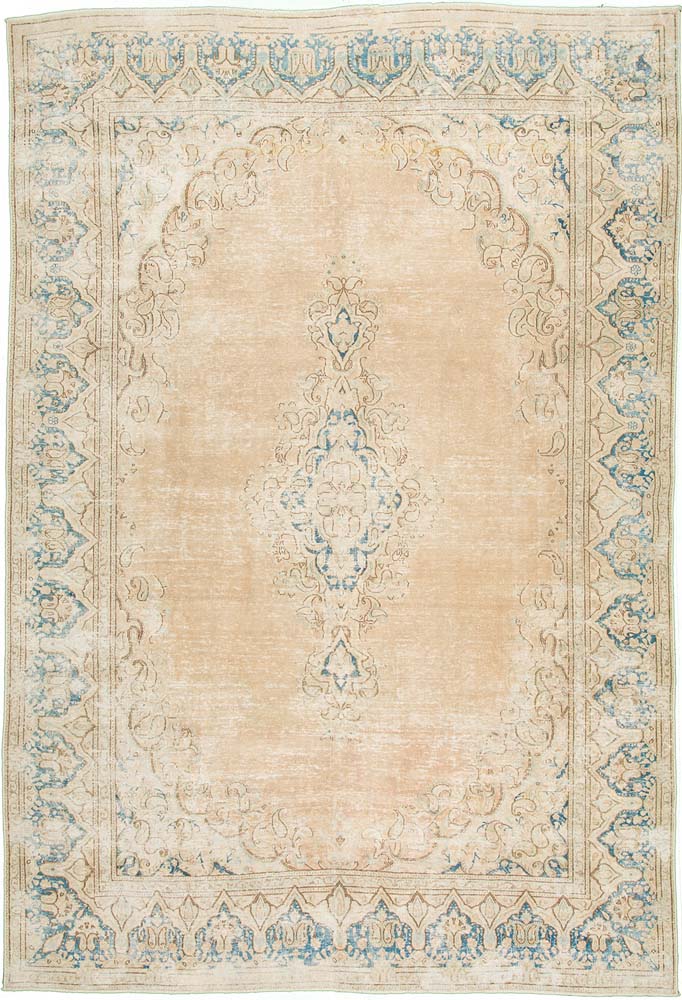 6'9"x9'7" Persian Vintage Wool (#9244)