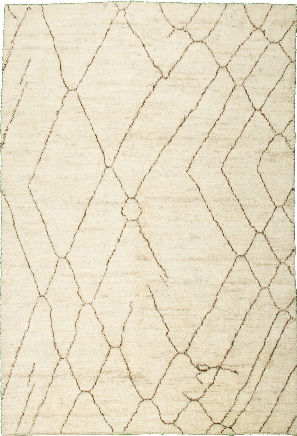 9x12 Afghan Modern Wool (#9393)