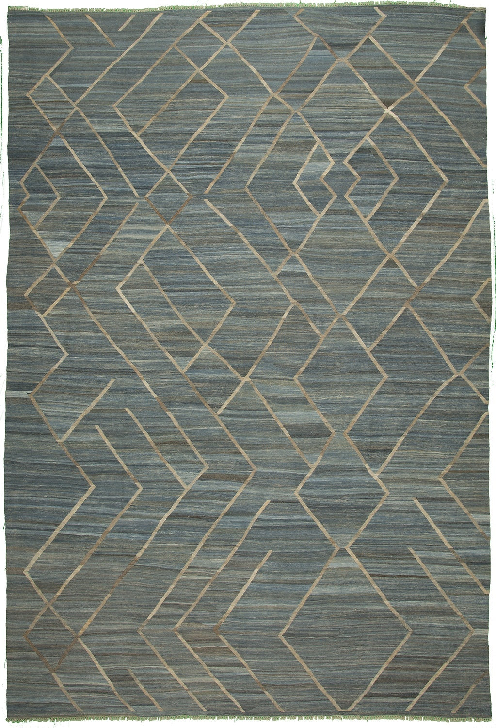 9'x12' Afghan Modern Kilim Wool (#9373)