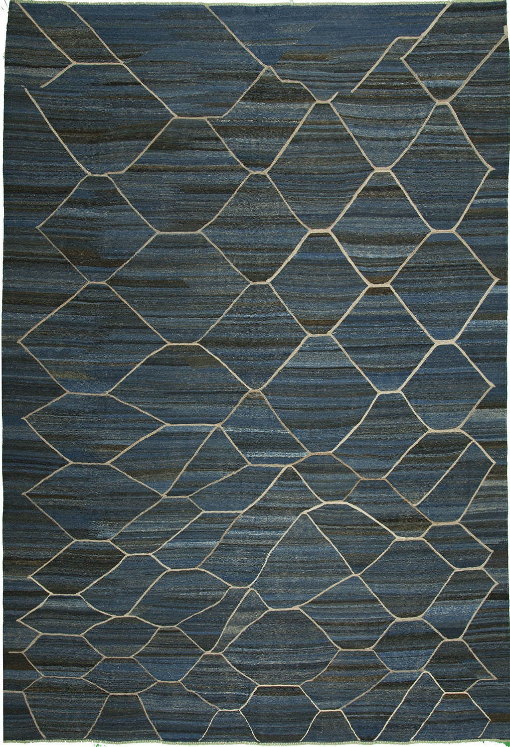 9'5"x12'2" Afghan Modern Kilim Wool (#9389)