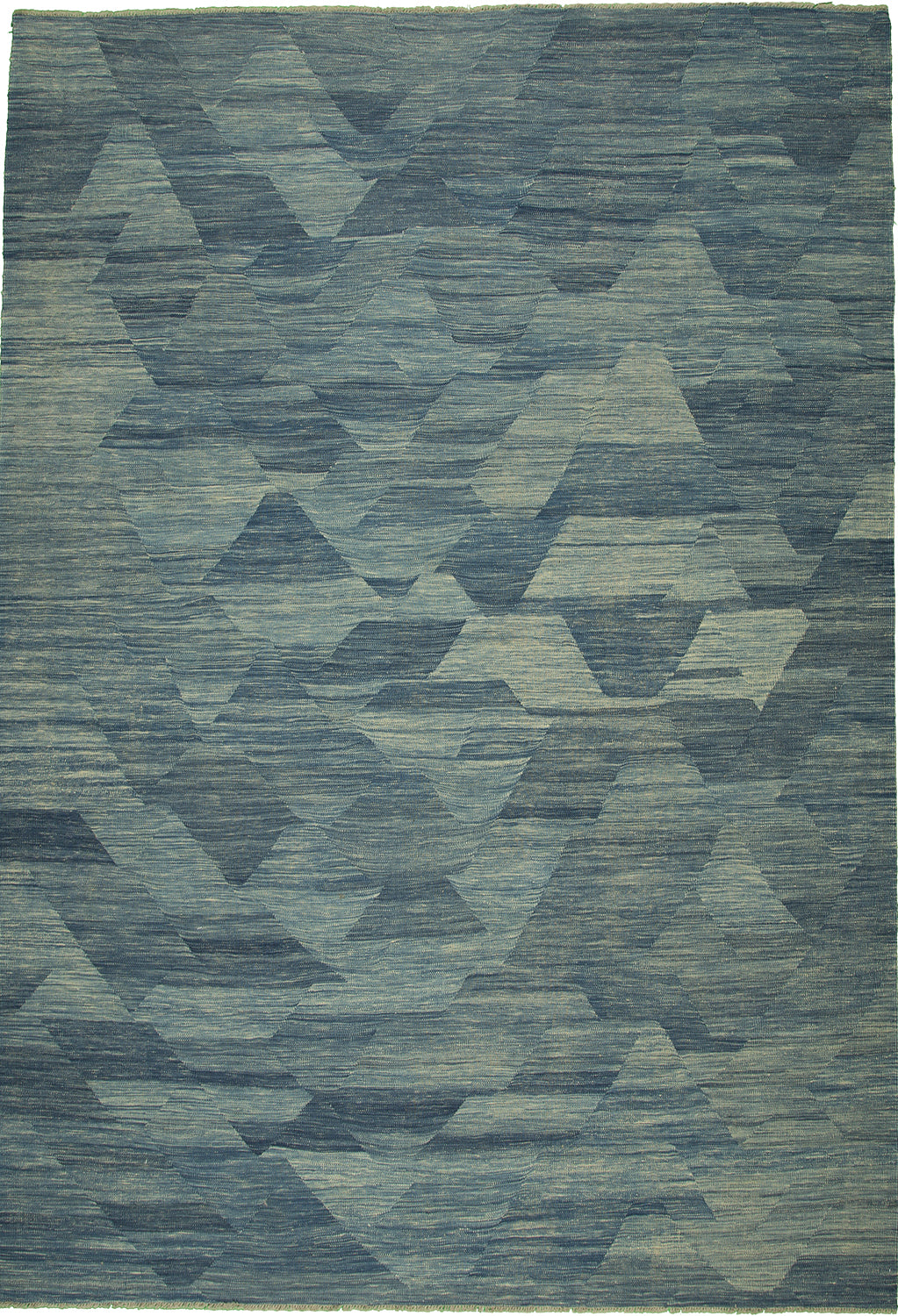 9x12 Afghan Modern Kilim Wool (#9399)