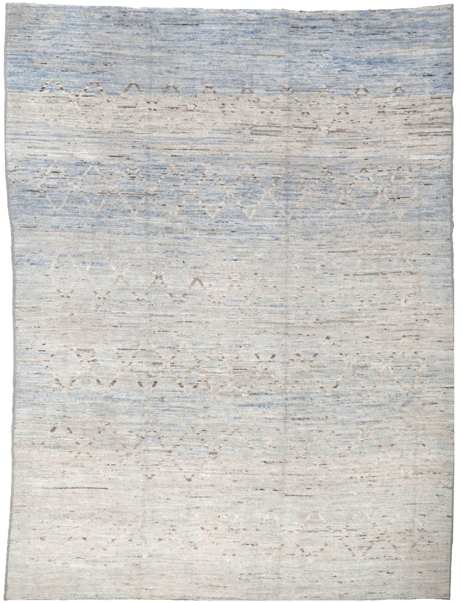 8.7X11.6 AFGHAN MOROCCAN/MODERN WOOL (# 9534 )