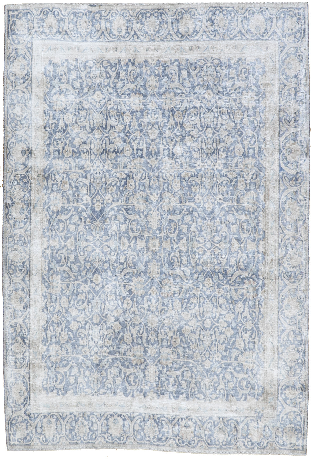 6.9x7.8 persian vintage wool (#9574)
