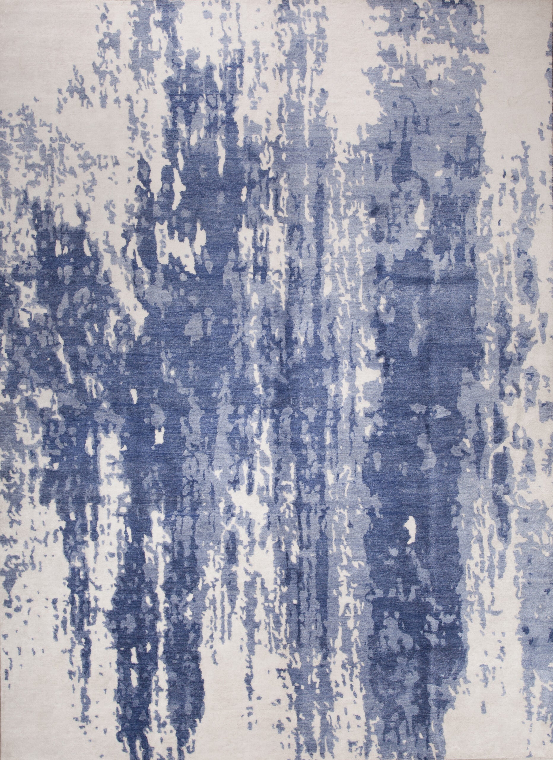 Indian Ace Gray White Bamboo Silk