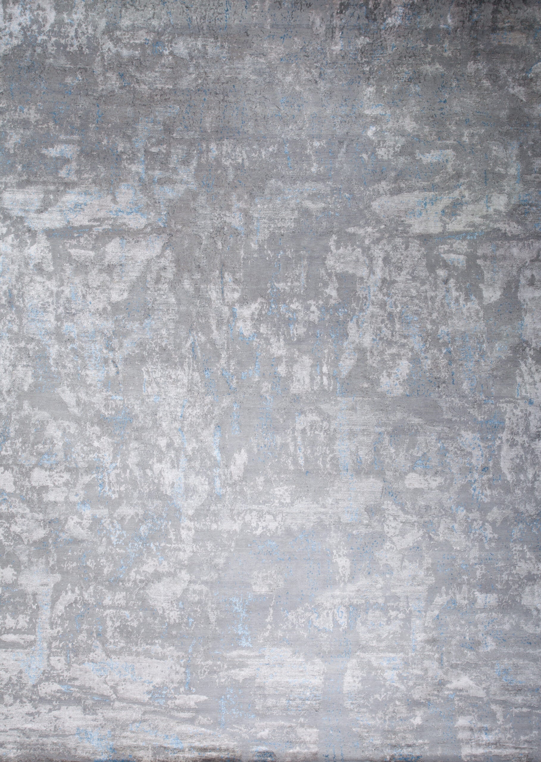 Indian Boxter Gray Wool & Silk