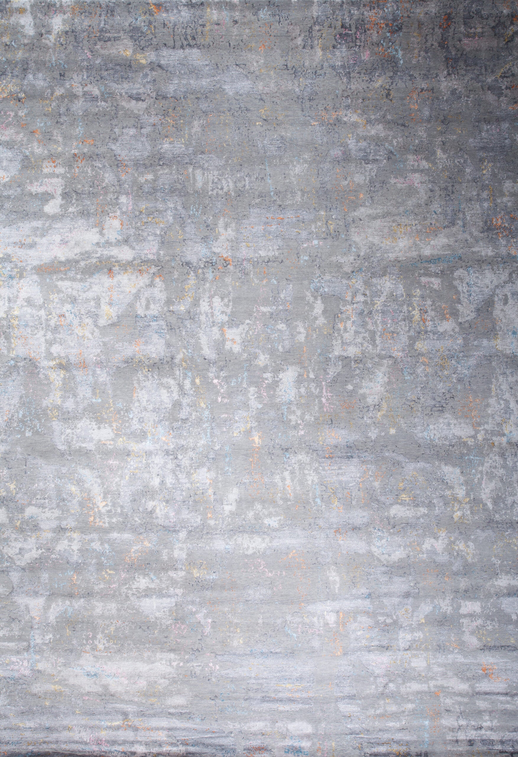 Indian Boxter Gray Wool & Silk