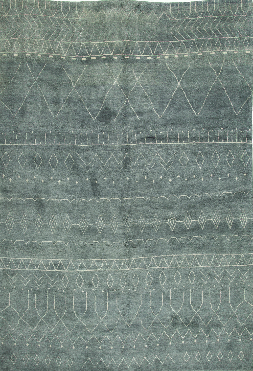 9'x12' Indian Modern Wool (#8800)