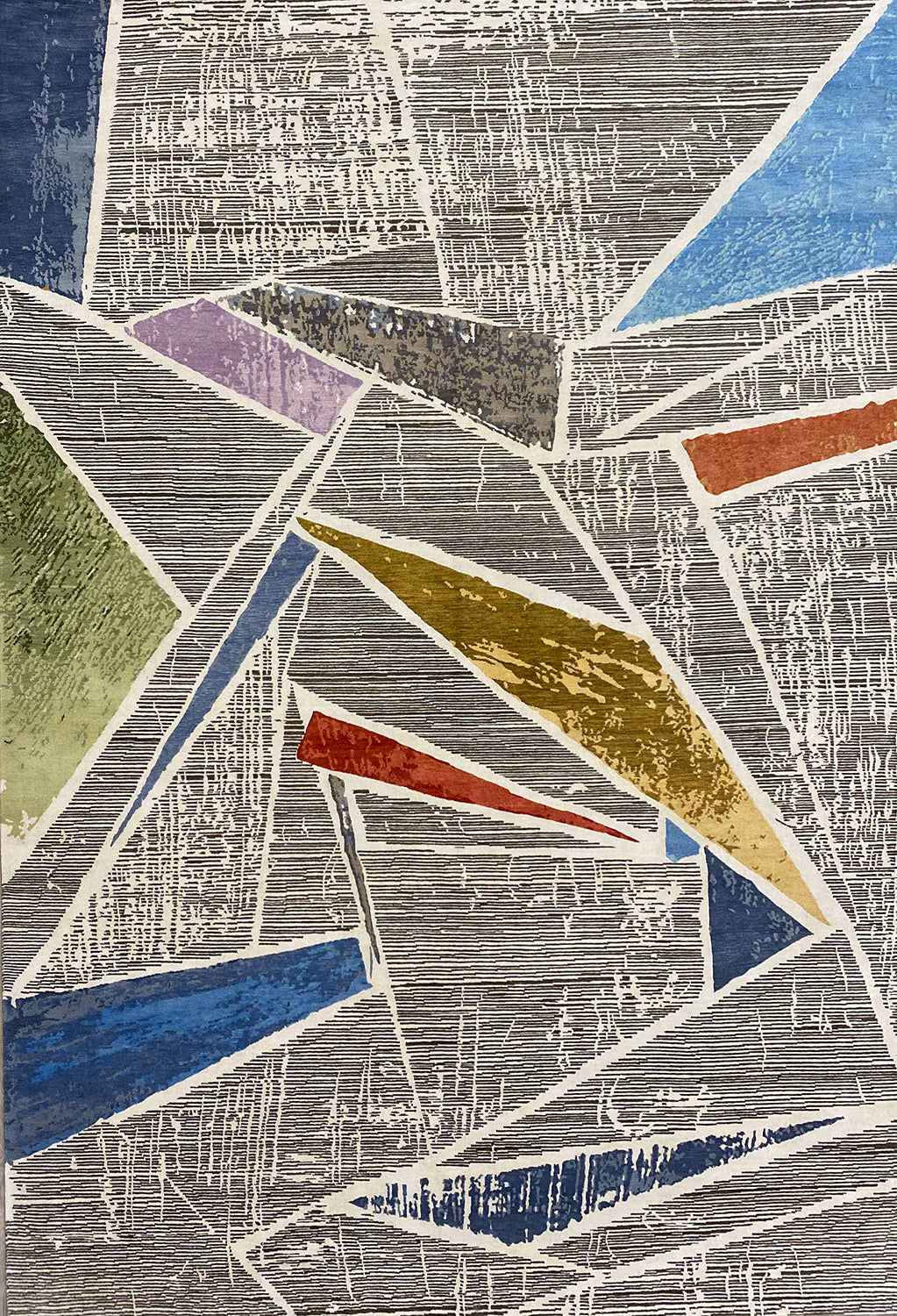 9'x12' Nepal Modern Wool & Silk (#9605)