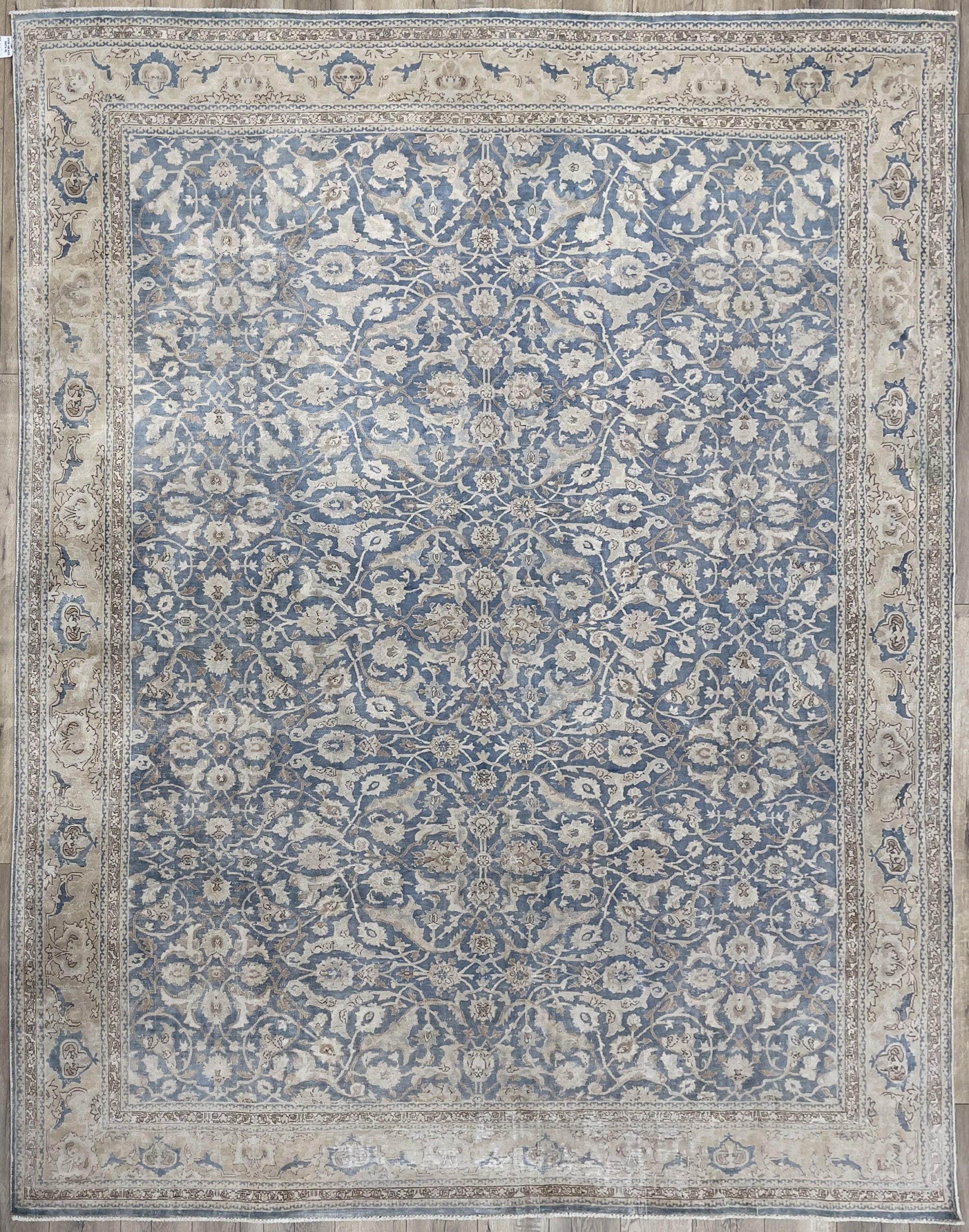 7'5"x10'0" Vintage Persian Tabriz Wool (#9683)