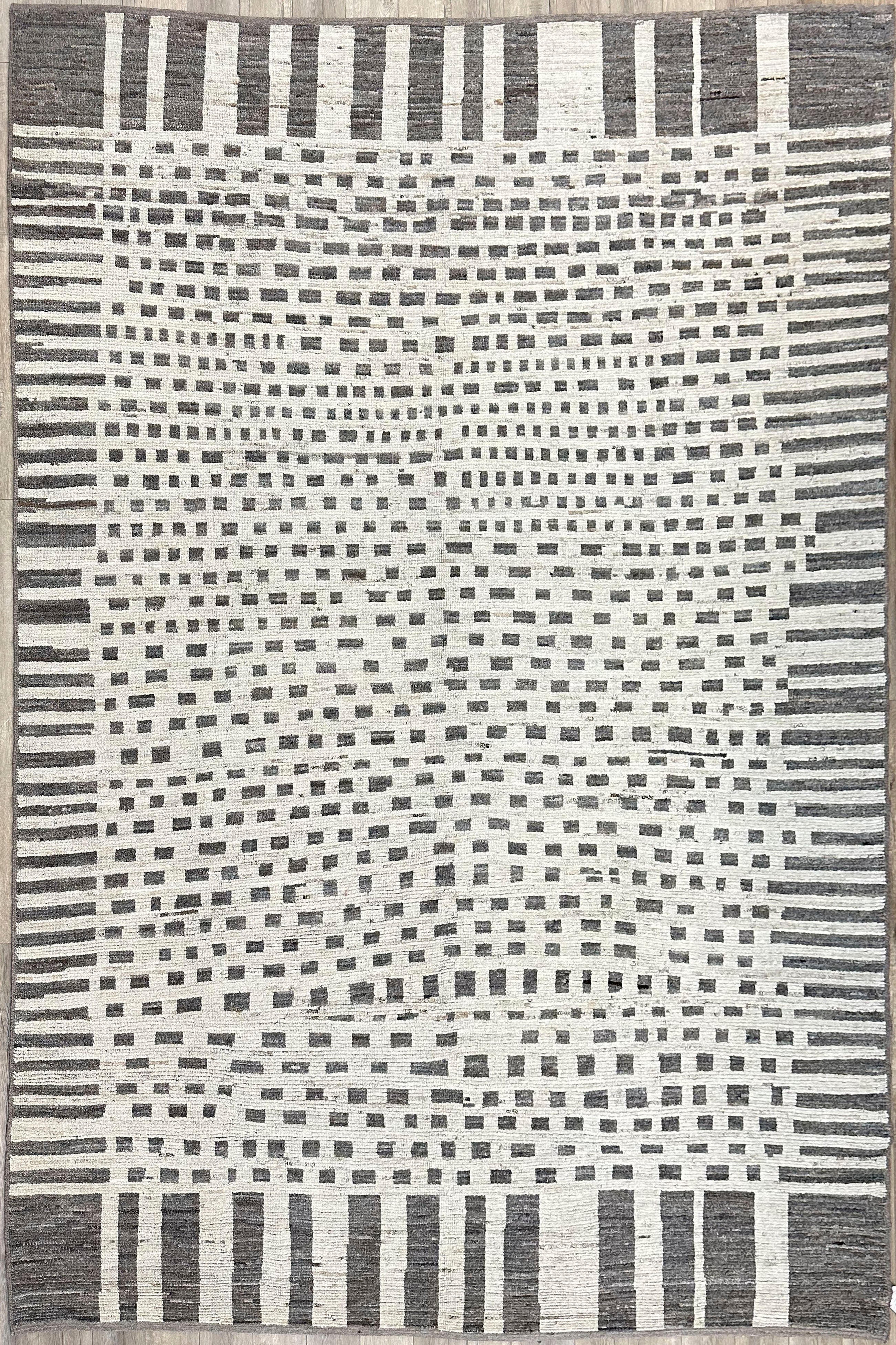 9'3"x12′0" Afghan Morocco Modern Wool (#10112)